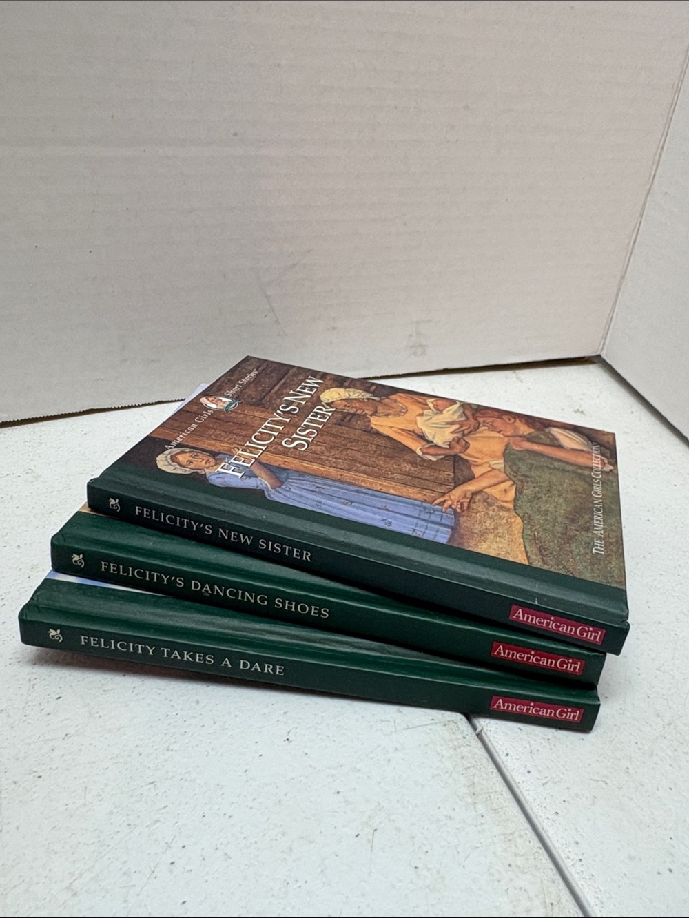 American Girl Felicity Hardcover Book Set - Dark Green Covers